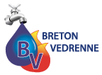 Logo de la société de plomberie Breton-Vedrenne.