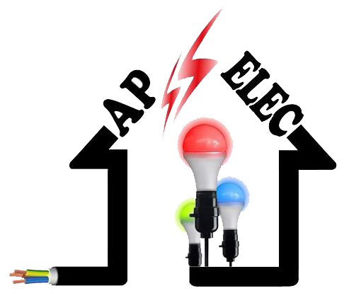 Logo de l'entreprise d'électricité générale AP ELEC ERNAULT, créée et dirigée par François ERNAULT.